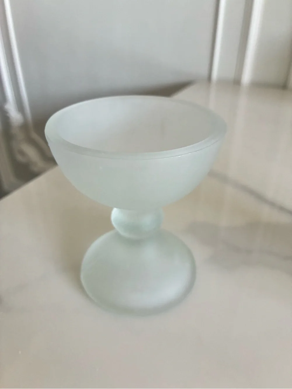 Frosted White Glass Bird Pattern Fairy Lamp